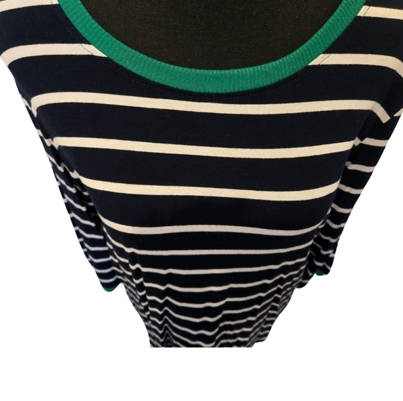 Lemon Tart Long sleeve Navy Striped Shirt Size Large - Picture 3 of 5